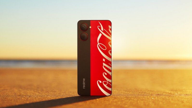 Realme lanzó su teléfono versión Coca-Cola